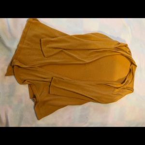 Chris and Carol Mustard Cardigan